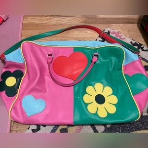 Delia’s Dollskill 60s Retro Flower Large Weekender/ Duffle Bag